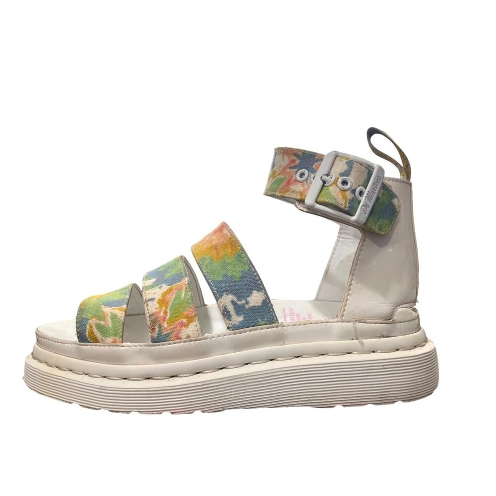 Dr. Doc Martens Clarissa II Sandal Ankle Strap Floral Airwair Vegan Women Size 6 - Picture 5 of 12